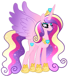 Size: 947x1043 | Tagged: safe, artist:madlilon2051, derpibooru import, princess cadance, alicorn, pony, base used, crown, ethereal mane, eyelashes, female, hoof shoes, jewelry, mare, peytral, regalia, simple background, smug, starry mane, transparent background