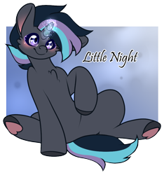 Size: 860x917 | Tagged: safe, artist:vulpiedy, derpibooru import, oc, oc:little night, pony, unicorn, solo