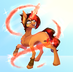 Size: 3680x3616 | Tagged: safe, artist:honeybbear, derpibooru import, oc, oc only, pony, unicorn, solo