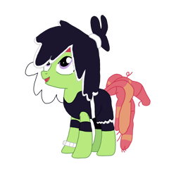 Size: 1280x1281 | Tagged: safe, artist:chanyhuman, derpibooru import, tree hugger, earth pony, pony, clothes, cosplay, costume, crossover, crossplay, description at source, description is relevant, female, hanazuki, kiyoshi, link in description, simple background, solo, transparent background, vector