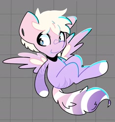 Size: 1976x2115 | Tagged: safe, artist:kindakismet, derpibooru import, oc, oc only, pegasus, pony, smiling, solo, spread wings, wings