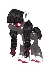 Size: 1200x1600 | Tagged: safe, artist:lilywolfpie-yt, derpibooru import, oc, earth pony, pony, female, mare, simple background, solo, transparent background