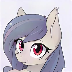 Size: 1024x1024 | Tagged: safe, artist:thisponydoesnotexist, derpibooru import, pony, looking at you, neural network, simple background, white background