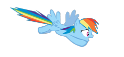 Size: 1280x591 | Tagged: safe, artist:benpictures1, rainbow dash, pegasus, pony, power ponies (episode), cute, dashabetes, female, flying, inkscape, mare, open mouth, simple background, solo, transparent background, vector