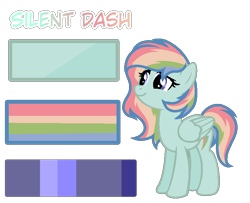 Size: 800x650 | Tagged: safe, artist:just-silvushka, derpibooru import, oc, oc only, oc:silent dash, pegasus, pony, base used, eyelashes, magical lesbian spawn, multicolored hair, offspring, parent:fluttershy, parent:rainbow dash, parents:flutterdash, pegasus oc, rainbow hair, simple background, solo, transparent background