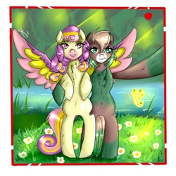 Size: 512x512 | Tagged: safe, artist:jamoka-rai-kou, derpibooru import, oc, oc only, pony, bipedal, chest fluff, looking at you, selfie, smiling, spread wings, wings