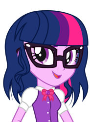 Size: 1920x2574 | Tagged: safe, artist:lhenao, derpibooru import, sci-twi, twilight sparkle, human, equestria girls, alternate hairstyle, female, short hair, simple background, solo, transparent background