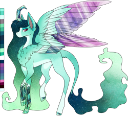 Size: 1088x989 | Tagged: safe, artist:velnyx, derpibooru import, oc, oc:emerald glimmer, alicorn, pony, female, mare, simple background, solo, transparent background