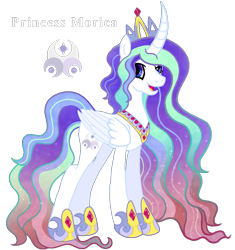 Size: 1129x1200 | Tagged: safe, artist:madlilon2051, derpibooru import, oc, oc only, alicorn, pony, alicorn oc, base used, curved horn, ethereal mane, female, hoof shoes, horn, jewelry, mare, peytral, simple background, smiling, solo, starry mane, tiara, transparent background, wings