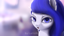 Size: 1920x1080 | Tagged: safe, artist:lumolla, derpibooru import, oc, pegasus, pony, bust, female, portrait, solo