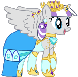 Size: 1142x1124 | Tagged: safe, artist:rainbow man, derpibooru import, twilight velvet, alicorn, pony, alicornified, clothes, crown, dress, hoof shoes, horn, horn jewelry, horn ring, jewelry, looking back, princess twilight velvet, race swap, regalia, ring, simple background, solo, transparent background, velvetcorn, wing ring