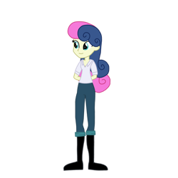 Size: 1280x1281 | Tagged: safe, artist:chanyhuman, derpibooru import, bon bon, sweetie drops, human, equestria girls, clothes, cosplay, costume, crossplay, disney, disney prince, female, mermaid lovers, prince eric, simple background, solo, the little mermaid, transparent background, vector