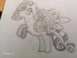 Size: 3968x2976 | Tagged: safe, derpibooru import, pegasus, pony, curly hair, curly mane, female, mare, solo, traditional art