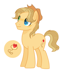 Size: 1348x1544 | Tagged: safe, artist:moonnightshadow-mlp, derpibooru import, oc, earth pony, pony, heterochromia, male, offspring, parent:applejack, parent:caramel, parents:carajack, simple background, solo, stallion, transparent background