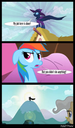 Size: 1288x2206 | Tagged: safe, derpibooru import, edit, edited screencap, editor:teren rogriss, screencap, mare do well, mayor mare, rainbow dash, earth pony, pegasus, the mysterious mare do well, meme, ponified, ponified meme, ponyville, sailor moon