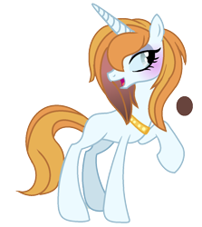 Size: 1048x1176 | Tagged: safe, artist:venomous-cookietwt, derpibooru import, oc, pony, unicorn, female, mare, offspring, parent:prince blueblood, parent:sassy saddles, simple background, solo, transparent background