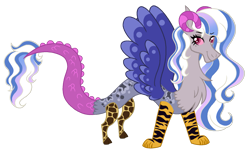 Size: 1791x1086 | Tagged: safe, artist:madlilon2051, derpibooru import, oc, oc only, draconequus, hybrid, base used, draconequus oc, eyelashes, female, interspecies offspring, offspring, parent:discord, parent:princess celestia, parents:dislestia, simple background, smiling, solo, transparent background