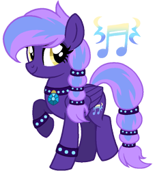 Size: 791x872 | Tagged: safe, artist:madlilon2051, derpibooru import, oc, oc only, oc:lyric dust, pegasus, pony, base used, choker, eyelashes, female, mare, offspring, parent:sonata dusk, parent:thunderbass, pegasus oc, raised hoof, raised leg, simple background, smiling, solo, transparent background, wings