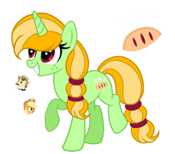 Size: 1125x991 | Tagged: safe, artist:madlilon2051, derpibooru import, oc, pony, unicorn, base used, eyelashes, female, male, mare, offspring, parent:applejack, parent:flam, parents:flamjack, raised hoof, raised leg, screencap reference, simple background, smiling, solo, stallion, transparent background