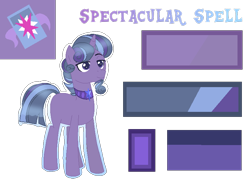 Size: 800x600 | Tagged: safe, artist:just-silvushka, derpibooru import, oc, oc only, oc:spectacular spell, pony, unicorn, base used, choker, horn, male, offspring, parent:star swirl the bearded, parent:twilight sparkle, parents:twiswirl, simple background, smiling, solo, stallion, transparent background, unicorn oc