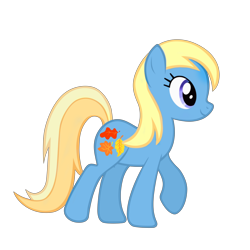 Size: 3464x3464 | Tagged: safe, artist:vernorexia, derpibooru import, edit, autumn skye, earth pony, pony, g3, g4, background pony, blonde, blonde hair, blonde mane, blue coat, blue eyes, cutie mark, female, full body, g3 to g4, generation leap, high res, leaves, mare, recolor, show accurate, simple background, smiling, solo, tail, transparent background, two toned tail