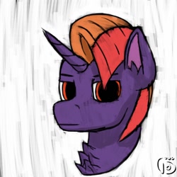 Size: 1200x1200 | Tagged: safe, artist:vohd, derpibooru import, oc, oc only, pony, unicorn, simple background