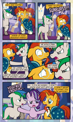 Size: 1920x3169 | Tagged: safe, artist:alexdti, derpibooru import, starlight glimmer, sunburst, oc, oc:marco, pony, comic:quest for friendship, cutie map, twilight's castle