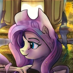 Size: 1024x1024 | Tagged: safe, artist:thisponydoesnotexist, derpibooru import, hat, neural network, not fluttershy, river