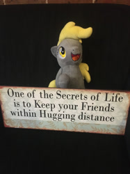 Size: 1280x1707 | Tagged: safe, artist:didgereethebrony, derpibooru import, derpy hooves, pegasus, pony, photo, plushie, solo