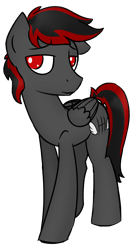 Size: 1714x3224 | Tagged: safe, artist:superderpybot, oc, oc only, oc:serenity, pegasus, bedroom eyes, pegasus oc, simple background, solo, transparent background
