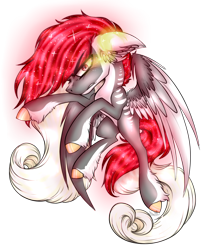 Size: 3629x4387 | Tagged: safe, artist:beamybutt, derpibooru import, oc, oc only, pegasus, pony, angry, commission, ear fluff, ears, male, pegasus oc, rearing, simple background, solo, sombra eyes, stallion, transparent background, ych result