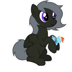 Size: 1200x1200 | Tagged: safe, artist:slithtley sparkle, derpibooru import, oc, oc only, oc:slithtley sparkle, pegasus, pony, 2022 community collab, derpibooru community collaboration, simple background, solo, transparent background