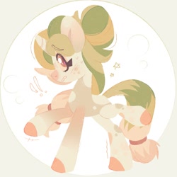 Size: 1354x1354 | Tagged: safe, artist:tsarstvo, derpibooru import, oc, oc only, pony, unicorn, exclamation point, female, mare, solo