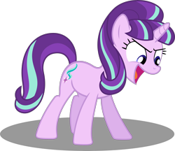 Size: 6064x5229 | Tagged: safe, artist:itv-canterlot, derpibooru import, starlight glimmer, pony, unicorn, the cutie re-mark, .ai available, .svg available, absurd resolution, female, ha, mare, open mouth, s5 starlight, simple background, solo, transparent background, vector