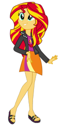 Size: 525x1010 | Tagged: safe, derpibooru import, sunset shimmer, equestria girls, equestria girls (movie), feet, sandals, simple background, transparent background, vector