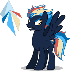 Size: 1800x1816 | Tagged: safe, artist:stellardusk, derpibooru import, oc, oc:prism blaze, pegasus, angry, cutie mark, male, pegasus oc, simple background, solo, transparent background