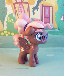 Size: 712x850 | Tagged: safe, artist:krowzivitch, derpibooru import, oc, oc:peppermint patty, pegasus, pony, female, figurine, glasses, irl, mare, photo, solo