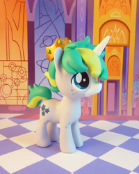 Size: 681x850 | Tagged: safe, artist:krowzivitch, derpibooru import, oc, oc:starbank, pony, unicorn, colt, figurine, irl, male, photo, solo