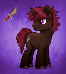 Size: 3185x3570 | Tagged: safe, artist:108-zeroforce, artist:starshade, derpibooru import, oc, oc only, oc:serrated verge, pony, unicorn, base used, gradient background, male, simple background, solo, stallion