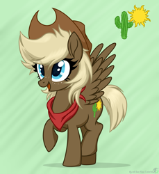 Size: 3868x4224 | Tagged: safe, artist:108-zeroforce, artist:starshade, derpibooru import, oc, oc only, oc:arizona belle, pegasus, pony, base used, commission, female, gradient background, mare, simple background, solo, tail, ych result