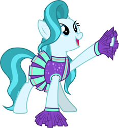 Size: 3000x3201 | Tagged: safe, artist:cloudyglow, derpibooru import, lighthoof, earth pony, pony, 2 4 6 greaaat, .ai available, cheerleader, cheerleader outfit, clothes, female, high res, mare, open mouth, simple background, solo, transparent background, vector