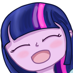 Size: 2000x2000 | Tagged: safe, artist:heaveneugene, derpibooru import, twilight sparkle, equestria girls, bust, eyes closed, female, high res, mawshot, open mouth, simple background, solo, transparent background