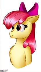 Size: 492x868 | Tagged: safe, artist:smashir09, derpibooru import, apple bloom, earth pony, pony, female, filly, foal, solo