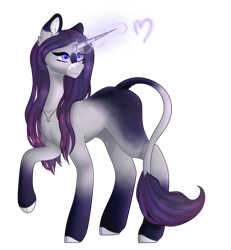 Size: 1800x1952 | Tagged: safe, artist:pokaparida, derpibooru import, oc, oc:stellar dusk, pony, unicorn, female, magic, mare, simple background, solo, transparent background