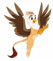 Size: 1941x2246 | Tagged: safe, artist:rutkotka, derpibooru import, oc, oc only, griffon, griffon oc, simple background, solo, white background