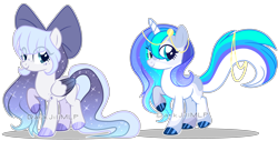 Size: 4600x2336 | Tagged: safe, artist:darkjillmlp123, derpibooru import, oc, oc only, pegasus, pony, unicorn, female, mare, simple background, transparent background