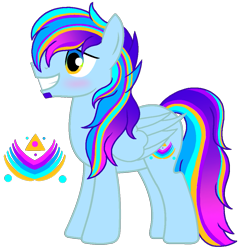 Size: 999x1036 | Tagged: safe, artist:madlilon2051, derpibooru import, oc, oc only, pegasus, pony, base used, blushing, grin, male, pegasus oc, simple background, smiling, solo, stallion, transparent background, wings