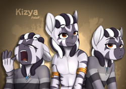 Size: 4093x2894 | Tagged: safe, artist:felixf, derpibooru import, oc, oc only, anthro, zebra, anthro oc, zebra oc