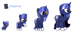 Size: 1280x572 | Tagged: safe, artist:hate-love12, derpibooru import, oc, oc:starstory, alicorn, pony, age progression, baby, baby pony, female, filly, foal, magical lesbian spawn, mare, offspring, parent:princess luna, parent:twilight sparkle, parents:twiluna, simple background, solo, transparent background