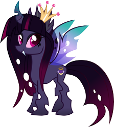 Size: 6855x7669 | Tagged: safe, artist:shootingstarsentry, derpibooru import, oc, oc:velvet, changepony, hybrid, absurd resolution, female, simple background, solo, transparent background